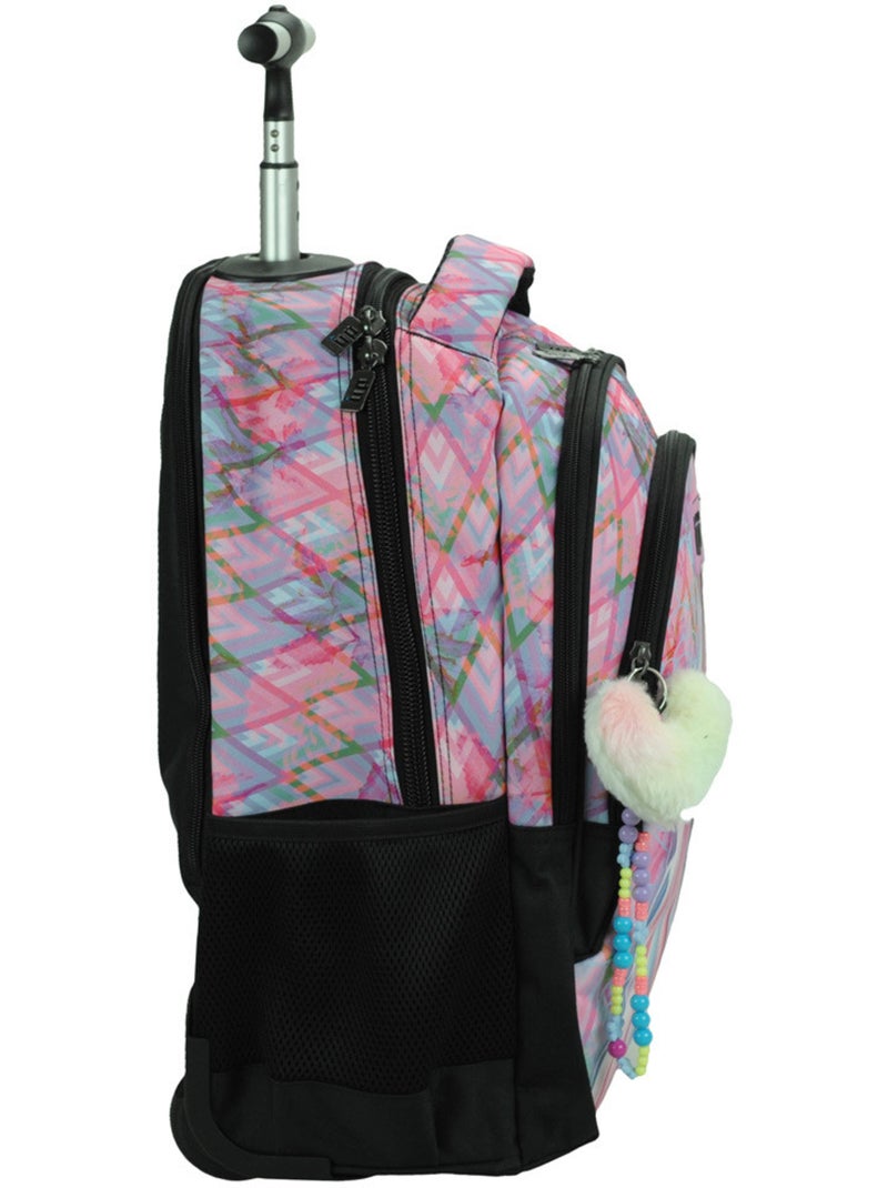 Sac à dos à roulettes – Back Me Up Pastel 2 compartiments – 48 cm Multicolore - Kiabi