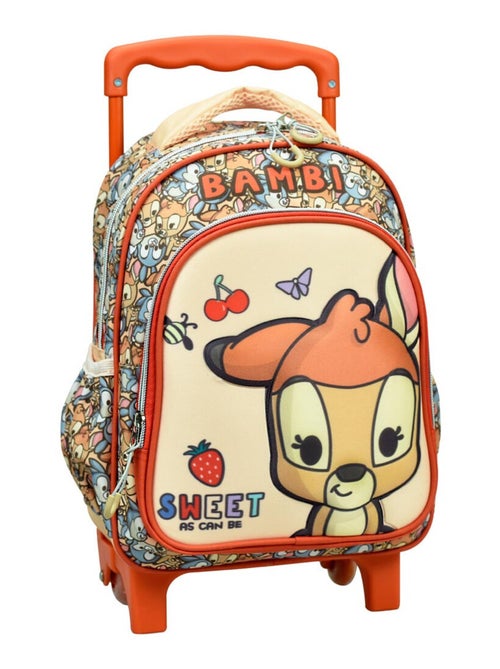 Sac à dos à roulettes Bambi Disney 30 CM Trolley Maternelle - Kiabi