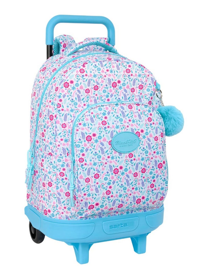 Sac à dos à roulettes Blackfit8 Cool 45 CM Trolley Haut de Gamme Bleu Rose - Kiabi