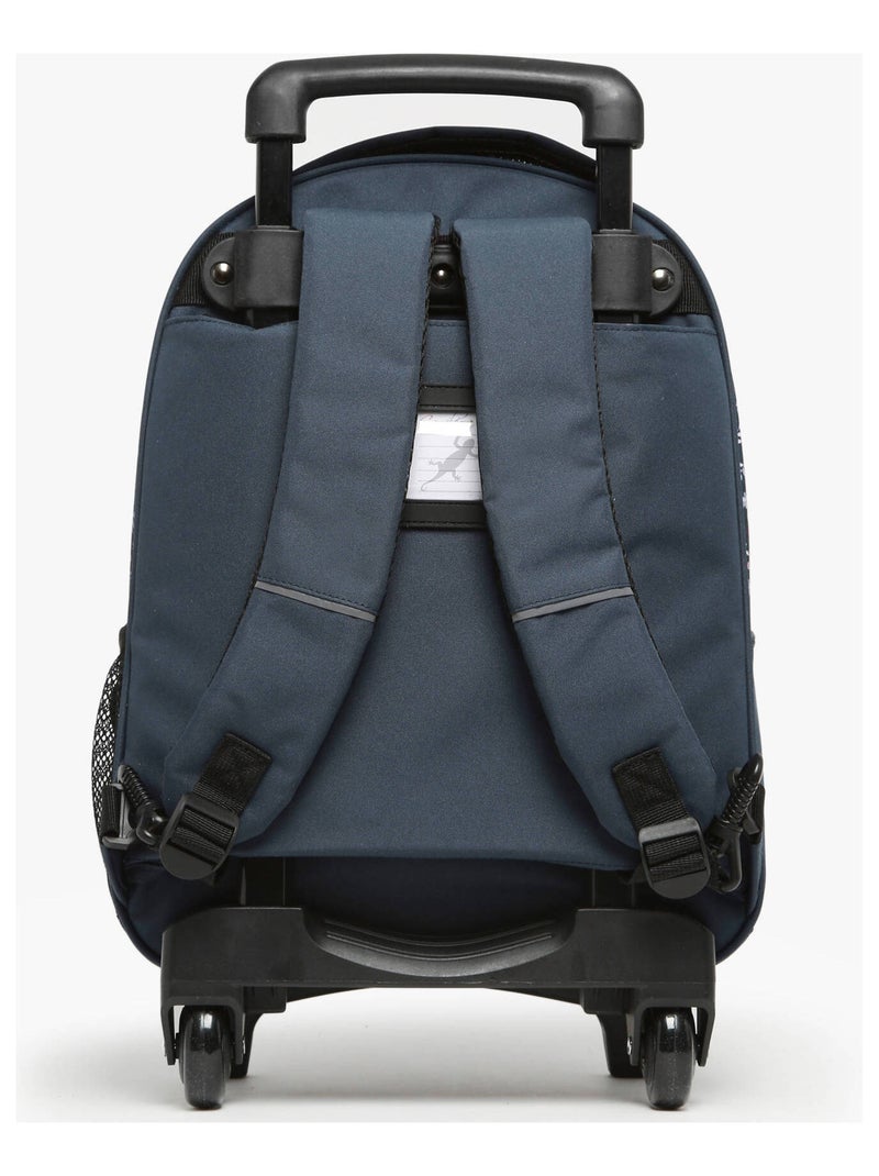 Sac A Dos À Roulettes Cameleon Polyester Recycle Bleu cobalt - Kiabi
