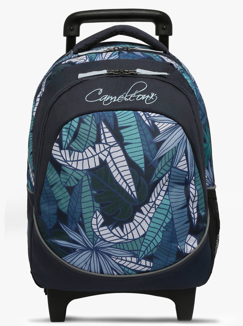 Sac A Dos À Roulettes Cameleon Polyester Recycle Noir Bleu marine Noir - Kiabi