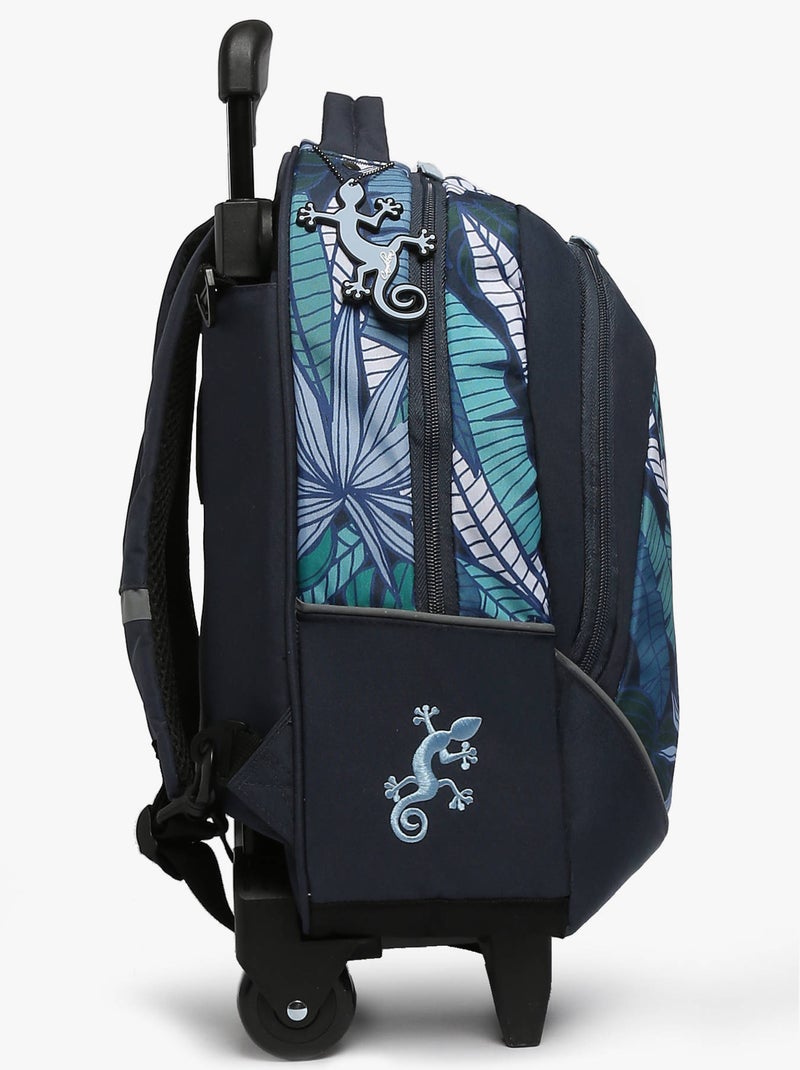 Sac A Dos À Roulettes Cameleon Polyester Recycle Noir Bleu marine Noir - Kiabi