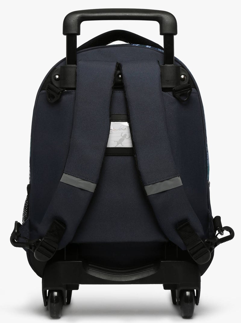 Sac A Dos À Roulettes Cameleon Polyester Recycle Noir Bleu marine Noir - Kiabi