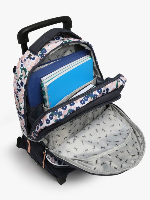 Sac A Dos À Roulettes Cameleon Polyester Recycle - Kiabi