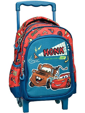 Sac à dos à roulettes Cars en polyester imprimé