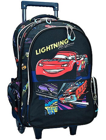 Sac à Dos à Roulettes Cars Flash Mc Queen 44 CM - Trolley scolaire