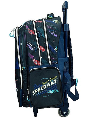 Sac à Dos à Roulettes Cars Flash Mc Queen 44 CM - Trolley scolaire