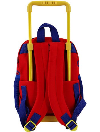 Sac à dos à roulettes Cars Lightning McQueen avec poignée télescopique