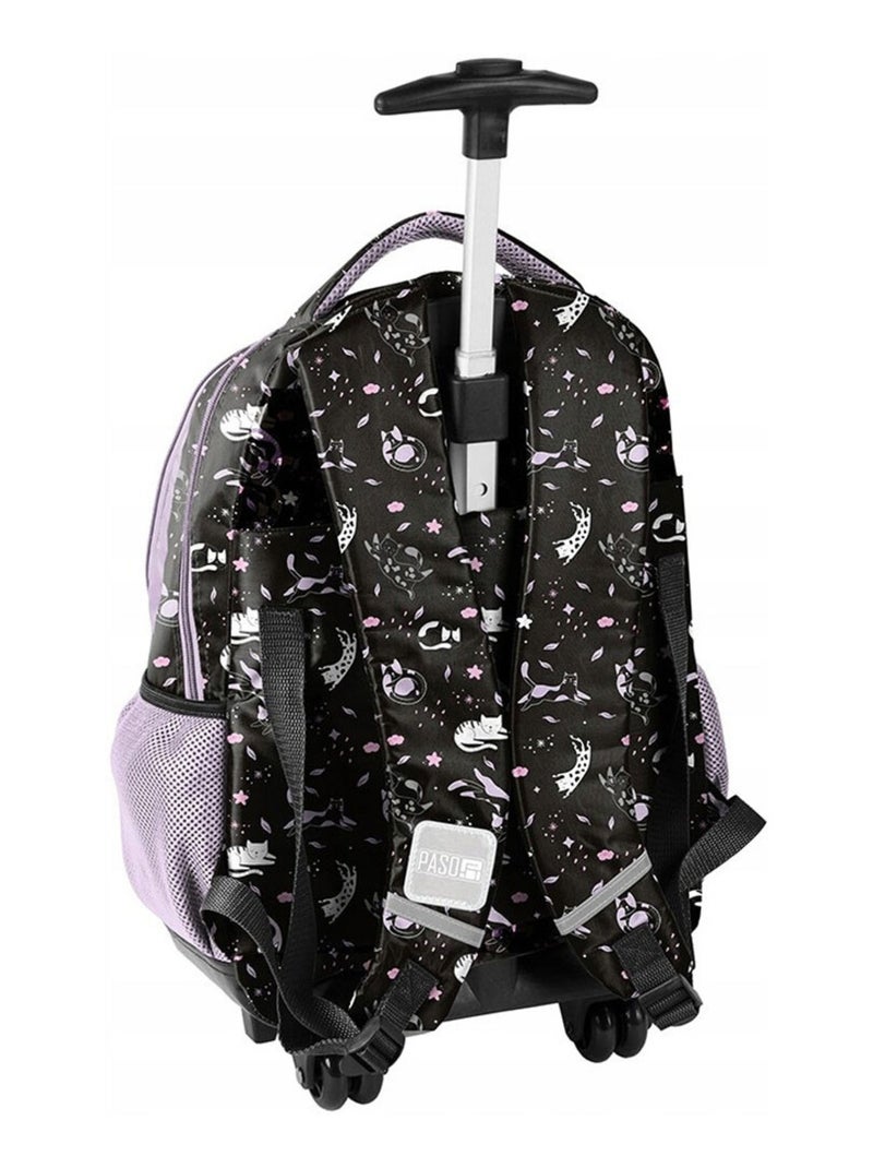 Sac à dos à roulettes Chat Meow 45 CM trolley - Paso N/A - Kiabi