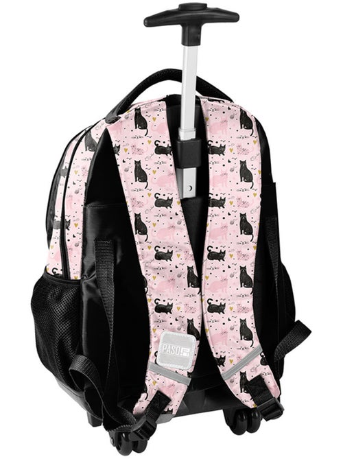 Sac à dos à roulettes Chat Noir Princesse 48 cm poignée télescopique réfléchissants - Kiabi Sac à dos à roulettes Chat Noir Princesse 48 cm poignée télescopique réfléchissants - Kiabi