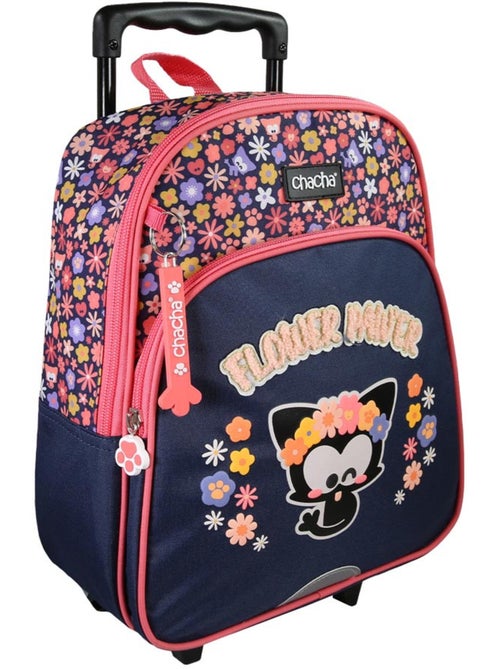 Sac à dos à roulettes 'Chien et Chat' – Chacha Maternelle 1 compartiments – 30 cm - Kiabi Sac à dos à roulettes 'Chien et Chat' – Chacha Maternelle 1 compartiments – 30 cm - Kiabi