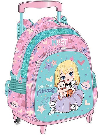 Sac à dos à roulettes CMP 31 cm 'Mimi Team' Princess Cat CMP