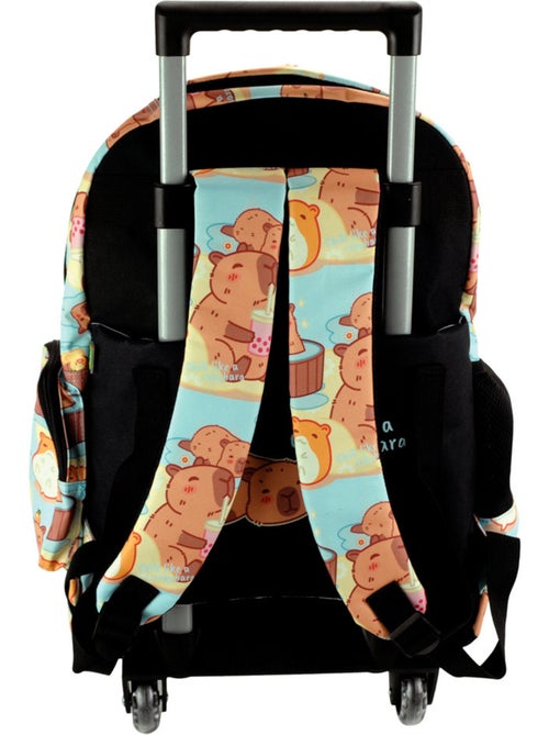 Sac à dos à roulettes CMP motif capybara 46 cm poignées télescopiques - Kiabi Sac à dos à roulettes CMP motif capybara 46 cm poignées télescopiques - Kiabi