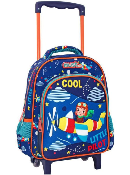 Sac à dos à roulettes CMP pilote 3D avec poignée télescopique 31x27x10 - Kiabi Sac à dos à roulettes CMP pilote 3D avec poignée télescopique 31x27x10 - Kiabi