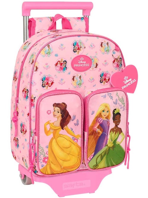 Sac à dos à roulettes Disney Princess 2 roues 34 cm poignée amovible - Kiabi Sac à dos à roulettes Disney Princess 2 roues 34 cm poignée amovible - Kiabi
