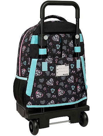 Sac à dos à roulettes école Monster High 45 cm polyester 300D 33x45x22 cm