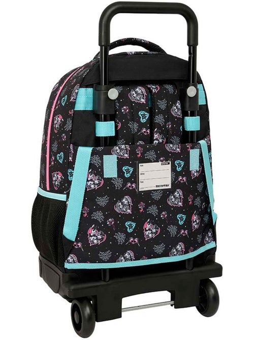 Sac à dos à roulettes école Monster High 45 cm polyester 300D 33x45x22 cm - Kiabi Sac à dos à roulettes école Monster High 45 cm polyester 300D 33x45x22 cm - Kiabi