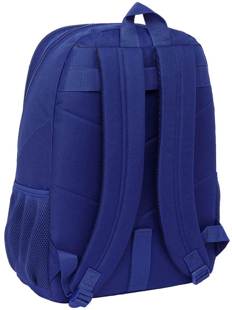 Sac à dos à roulettes en tissu tissé Safta FC Barcelona Bleu Rouge - Kiabi