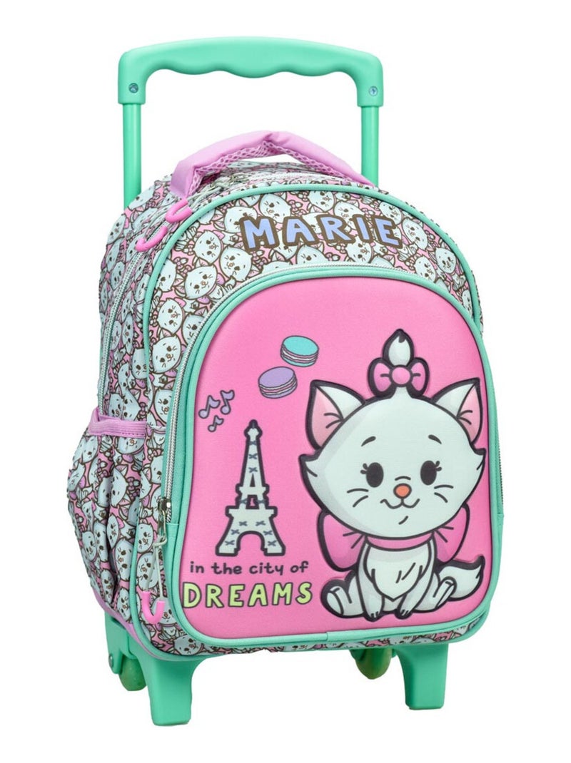 Sac à dos à roulettes enfant - Artistochat Paris - Marie Multicolore - Kiabi
