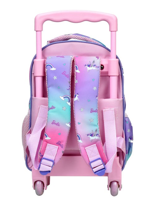 Sac à dos à roulettes enfant - Licorne Barbie - Compact - Kiabi