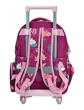 Sac à dos à roulettes enfant - Princesse Château - Disney haut de gamme
