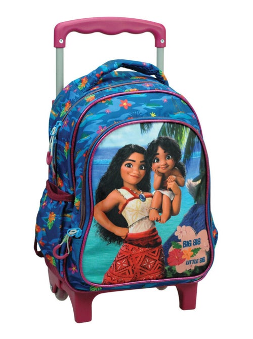 Sac à dos à roulettes enfant - Vaiana Sister - Pratique et coloré - Kiabi