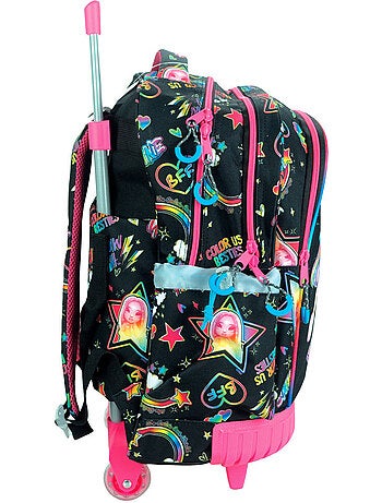 Sac à dos à roulettes enfant 46 cm Rainbow High Besties CMP anses ajustables 4 roues