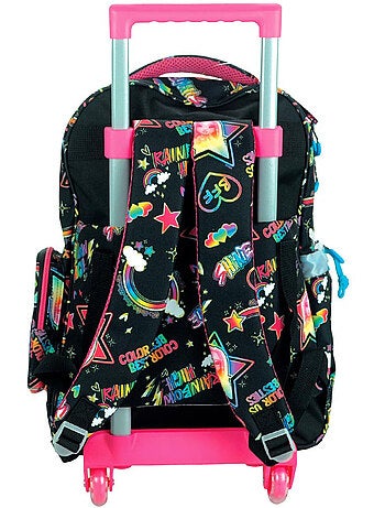 Sac à dos à roulettes enfant 46 cm Rainbow High Besties CMP anses ajustables 4 roues