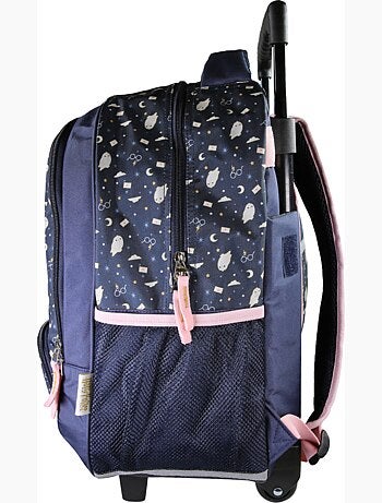 Sac à dos à roulettes enfant Harry Potter bleu nuit 2 compartiments