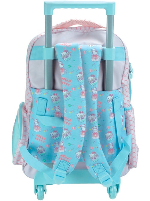 Sac à dos à roulettes enfant Hello Kitty cupcake 46 cm poignée extensible - Kiabi Sac à dos à roulettes enfant Hello Kitty cupcake 46 cm poignée extensible - Kiabi