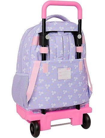 Sac à dos à roulettes étoiles lavande 22 L avec éléments amovibles CMP