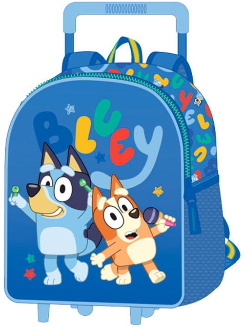 Sac à dos à roulettes Fiesta 32 cm design Bluey et Bingo BLUEY - Kiabi Sac à dos à roulettes Fiesta 32 cm design Bluey et Bingo BLUEY - Kiabi