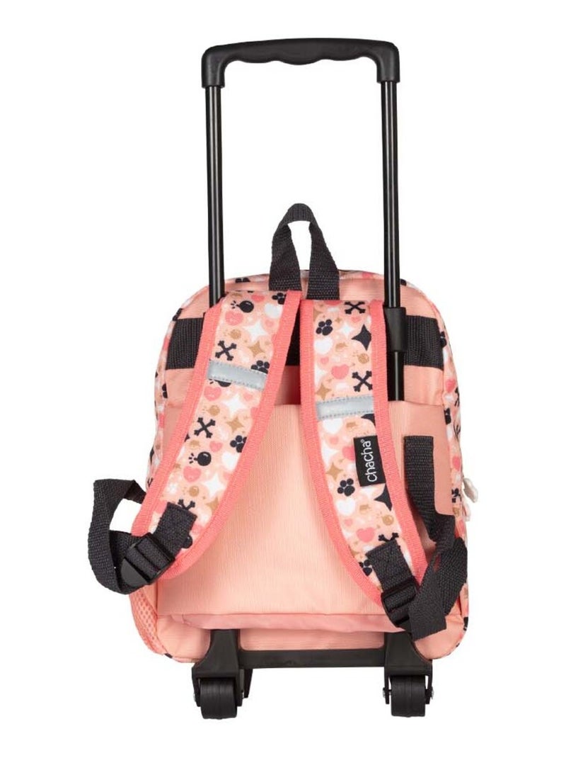 Sac à dos à roulettes fille Baby CHACHA Manga Rose - Kiabi