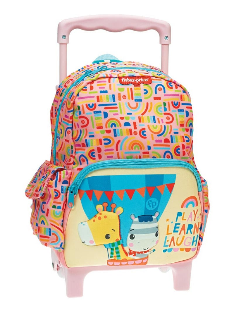Sac à dos à roulettes Fisher Price Girafe Learn maternelle 30 CM Multicolore - Kiabi
