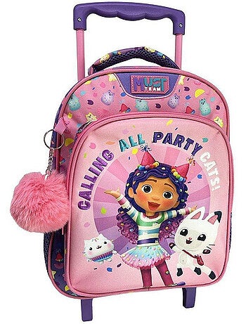 Sac à dos à roulettes Gabby et la Maison Magique 31 cm – Candy