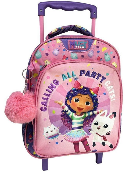 Sac à dos à roulettes Gabby et la Maison Magique 31 cm – Candy - Kiabi