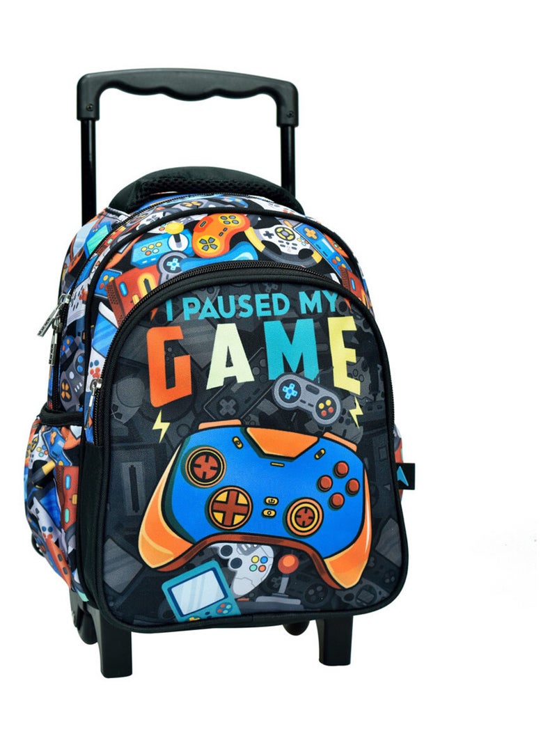 Sac à dos à roulettes Game 30 CM Trolley maternelle Multicolore - Kiabi