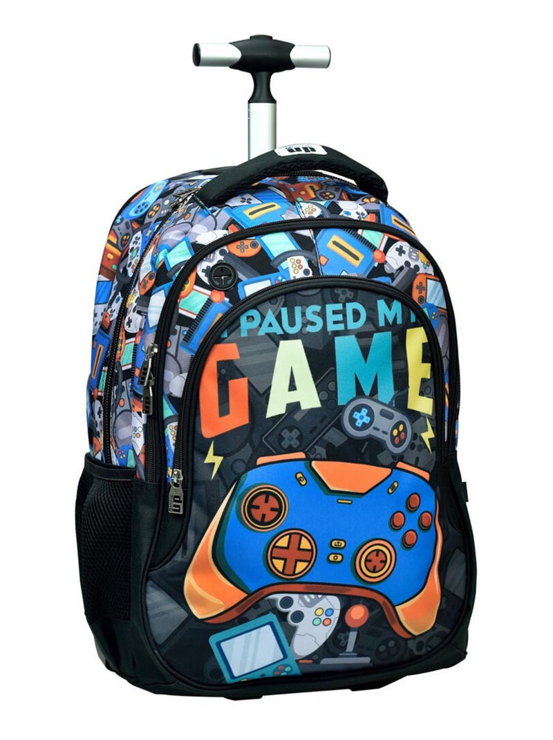 Sac à dos à roulettes Gamer Play - Cartable qualité supérieure Multicolore - Kiabi