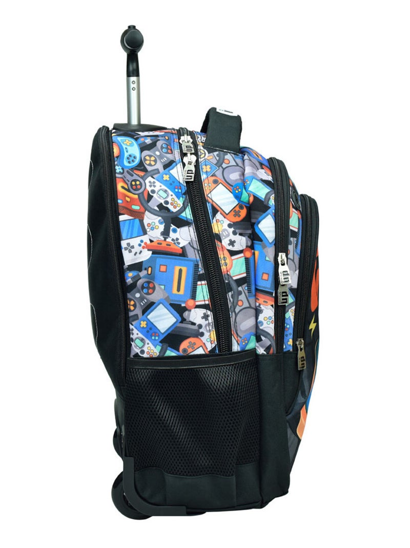 Sac à dos à roulettes Gamer Play 48 CM - Cartable qualité supérieure N/A - Kiabi