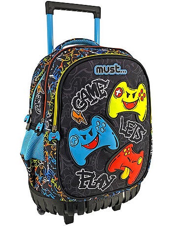 Sac à dos à roulettes gaming CMP 45 cm – 3 compartiments zippés