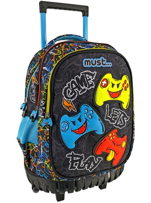 Sac à dos à roulettes gaming CMP 45 cm – 3 compartiments zippés - Kiabi Sac à dos à roulettes gaming CMP 45 cm – 3 compartiments zippés - Kiabi