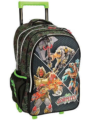 Sac à dos à roulettes gormiti polyester imprimé