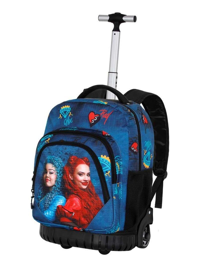 Sac à dos à Roulettes GTS FAN - Disney Descendants Wickedly - Multicolore - Taille Unique Multicolore - Kiabi