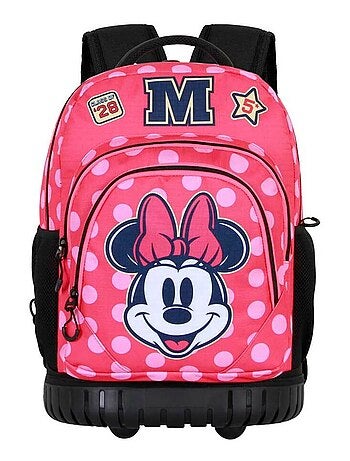 Sac à dos à Roulettes GTS FAN - Disney Minnie Mouse Class - Rose - Taille Unique