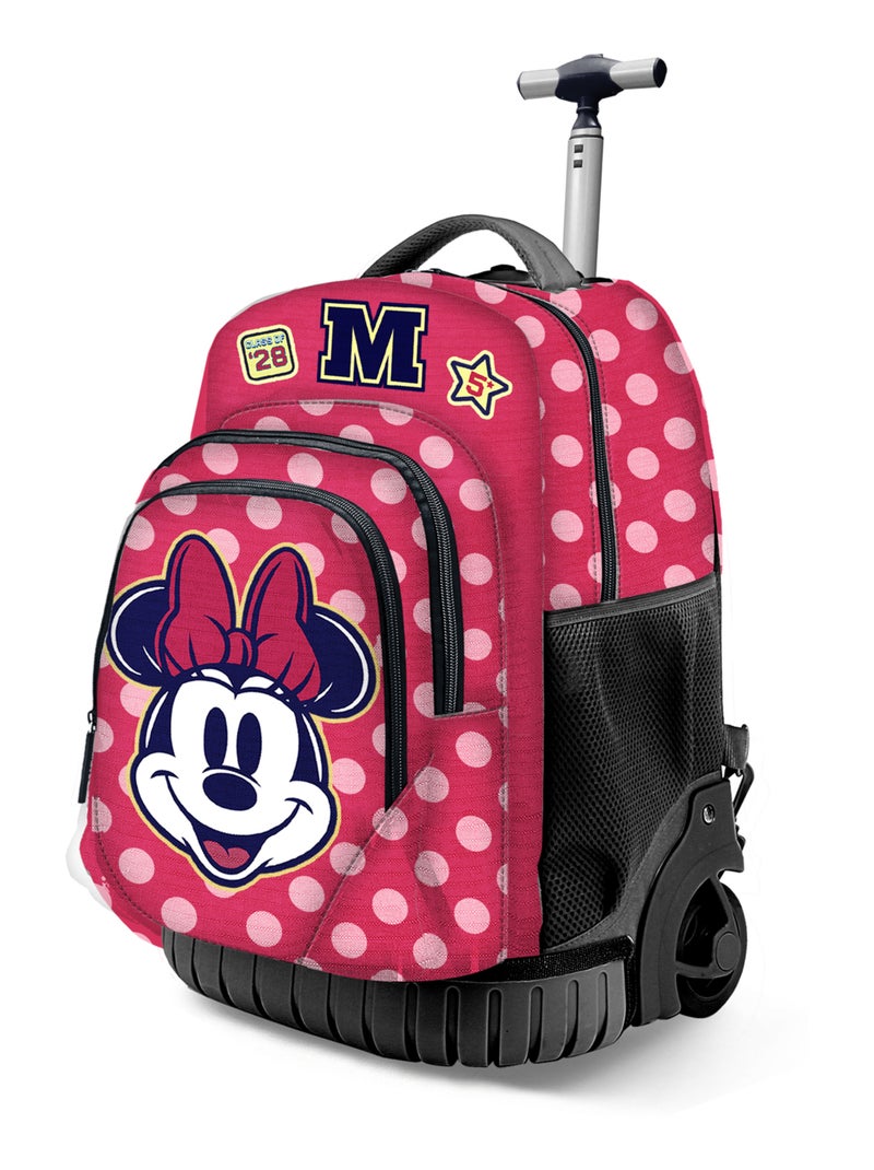 Sac à dos à Roulettes GTS FAN - Disney Minnie Mouse Class - Rose - Taille Unique Rose - Kiabi