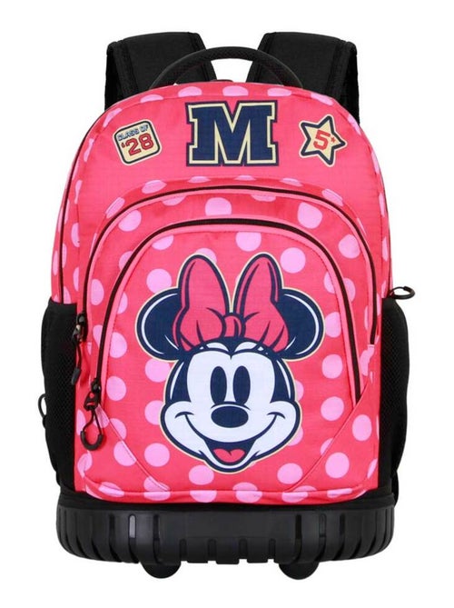 Sac à dos à Roulettes GTS FAN - Disney Minnie Mouse Class - Rose - Taille Unique - Kiabi