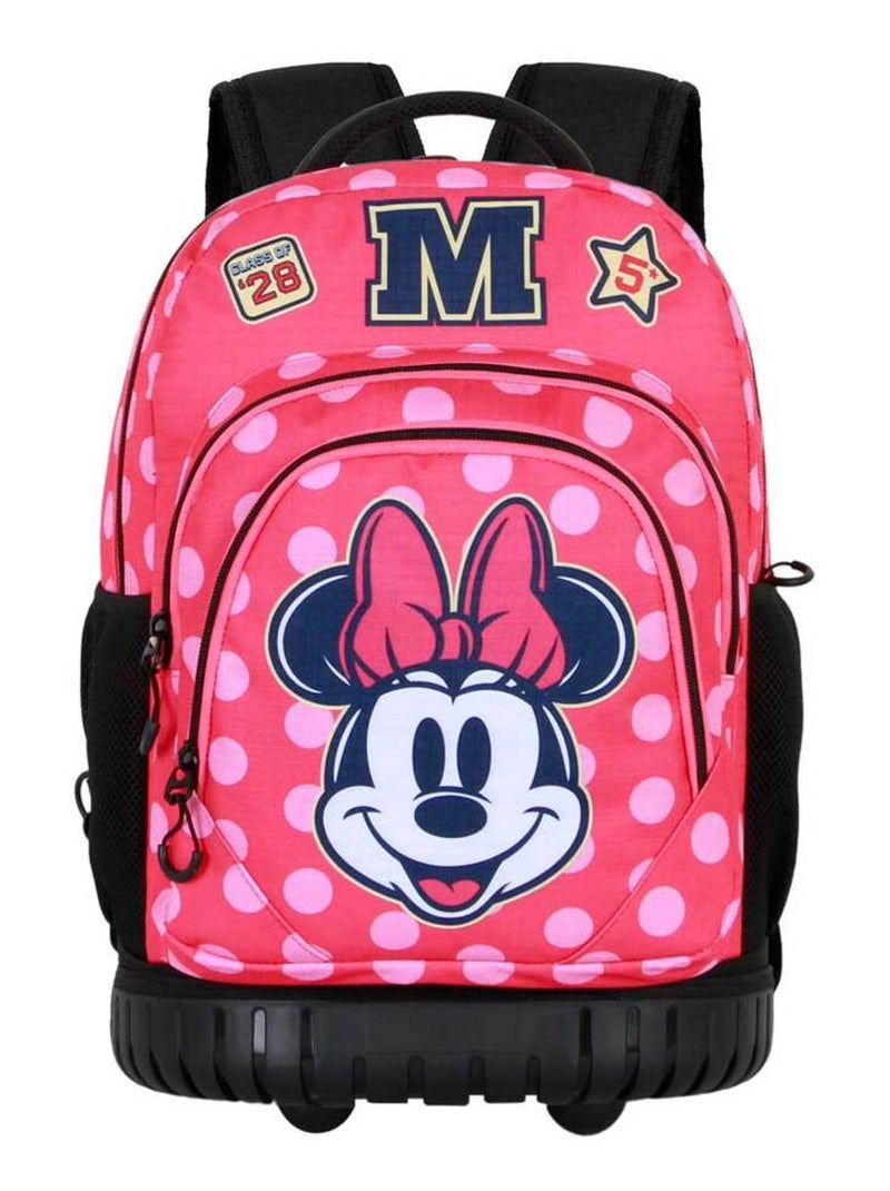 Sac à dos à Roulettes GTS FAN - Disney Minnie Mouse Class - Rose - Taille Unique Rose - Kiabi