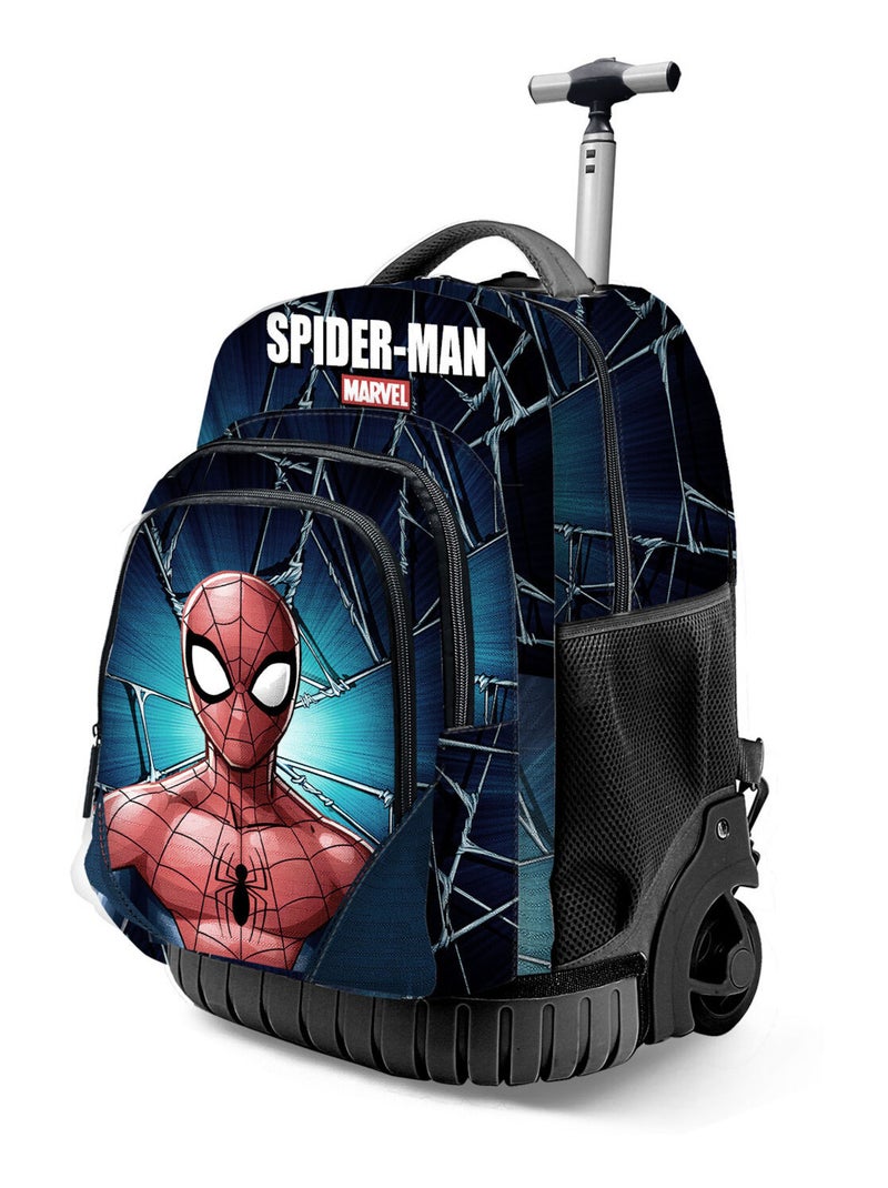 Sac à dos à Roulettes GTS FAN - Marvel Spiderman Maximum - Bleu - Taille Unique Bleu - Kiabi