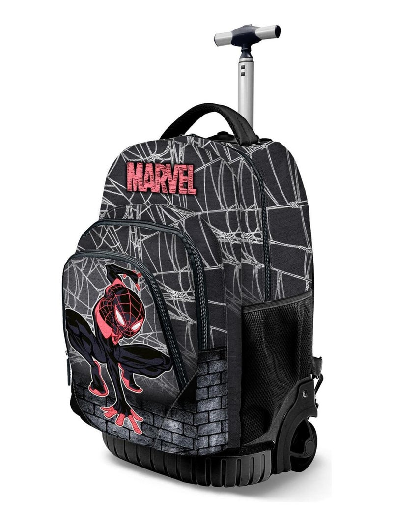 Sac à dos à Roulettes GTS FAN - Marvel Spiderman Spin - Gris - Taille Unique Gris - Kiabi