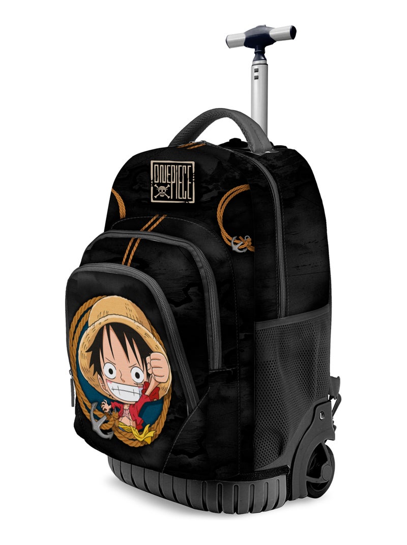 Sac à dos à Roulettes GTS FAN - One Piece Ropes Noir - Kiabi